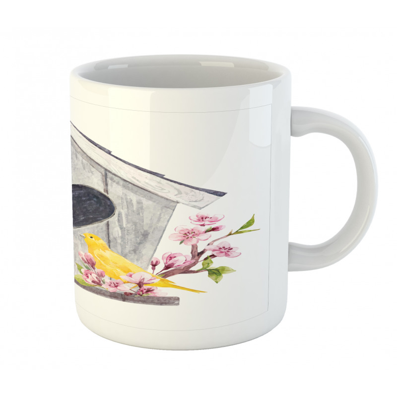 Heart Floral Nest Mug