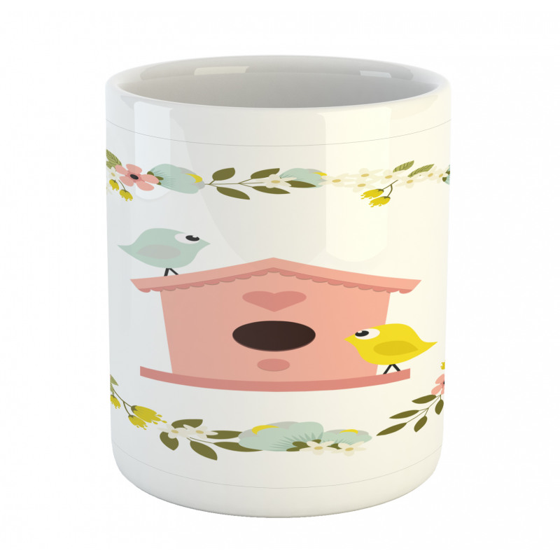 Winged Animal Floral Mug