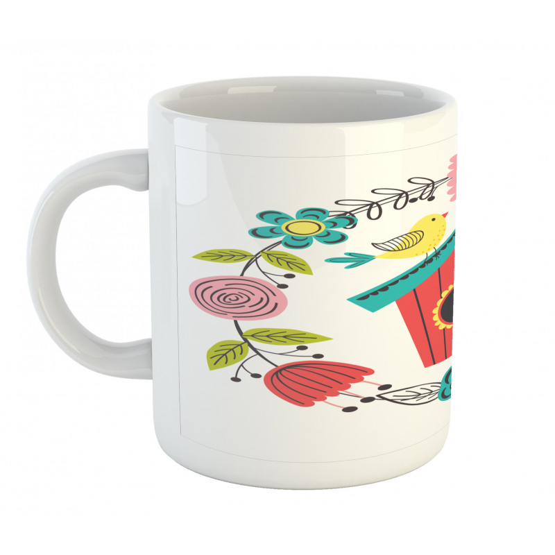 Winged Animals Nest Art Mug