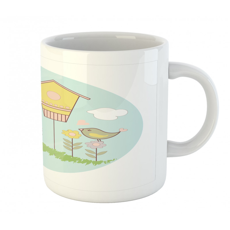 Meadow Flower Nest Cloud Mug