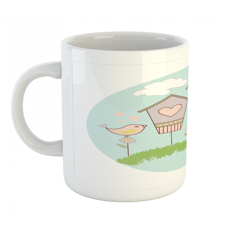 Meadow Flower Nest Cloud Mug