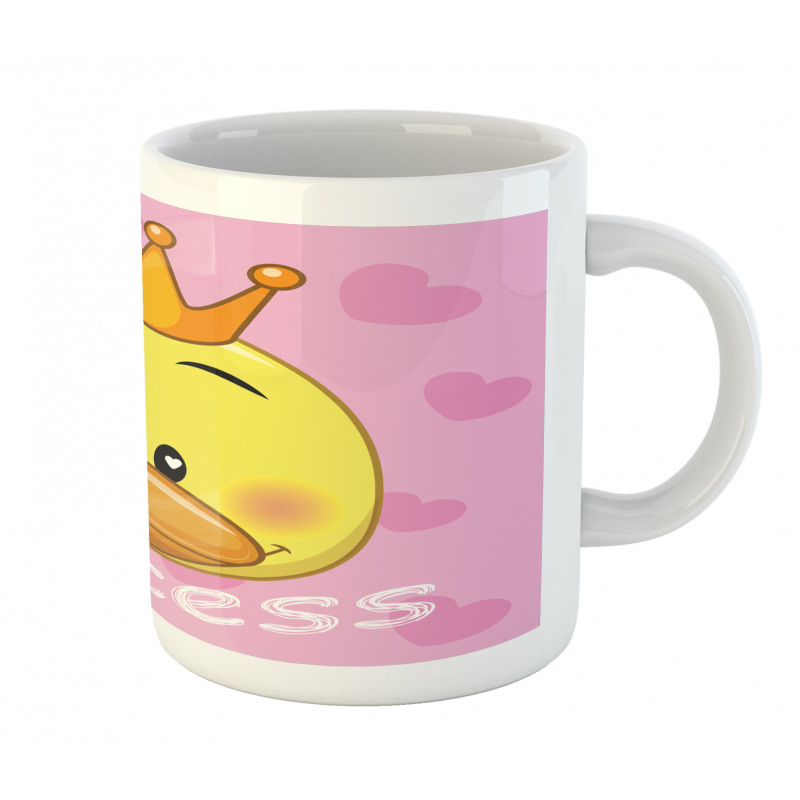 Princess Duck with Tiara Mug