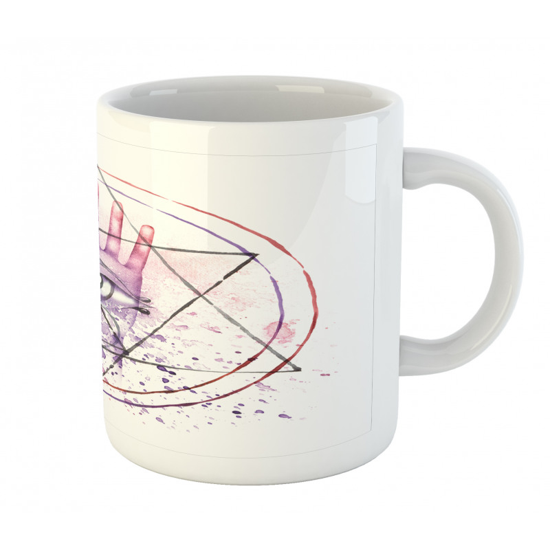 Watercolor All Seeing Eye Mug