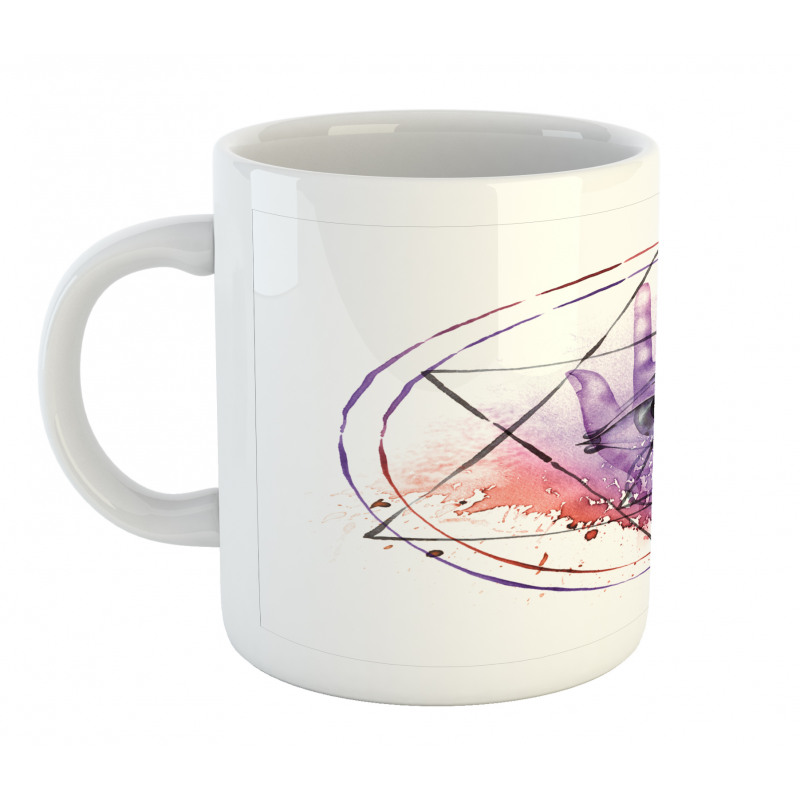 Watercolor All Seeing Eye Mug