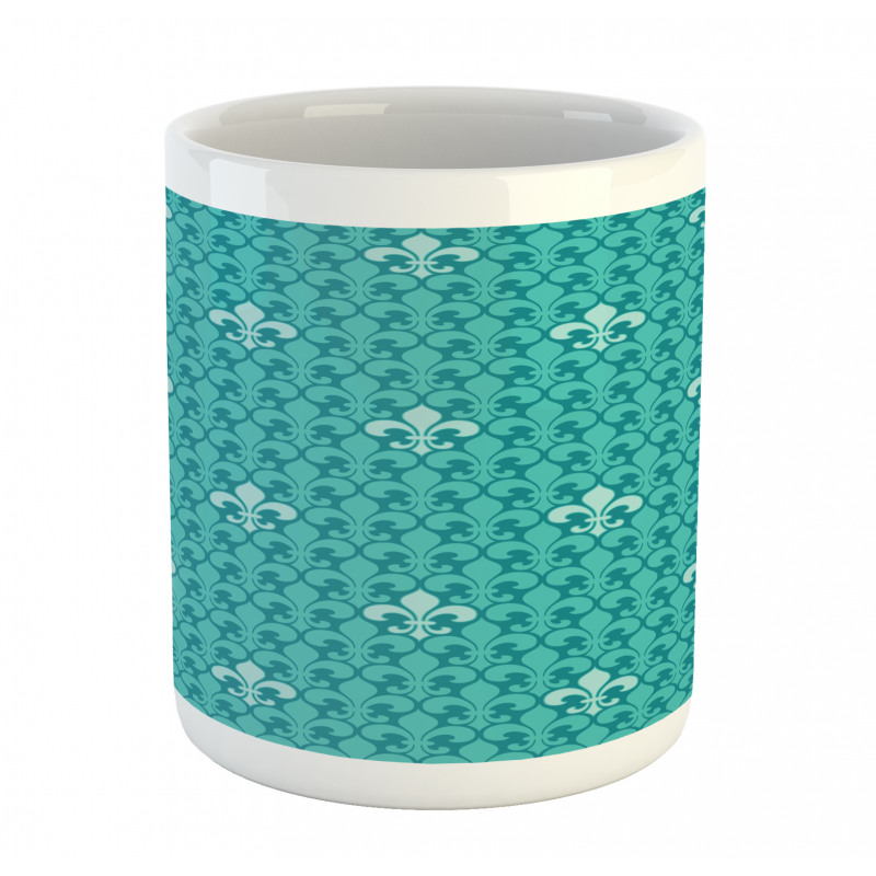 Fleur De Lis Pattern Mug