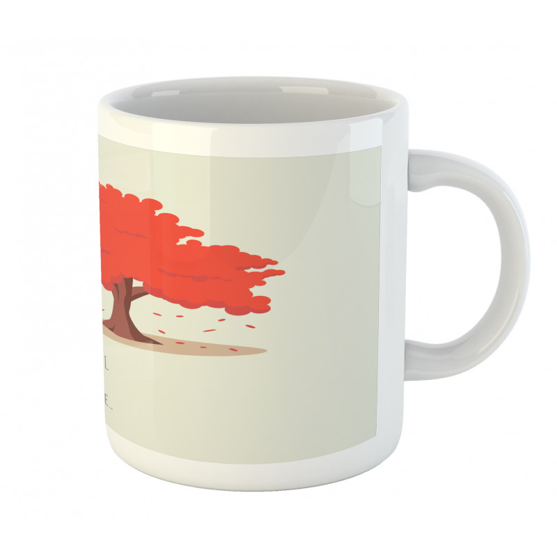 Fall is Here Animal and Tree Mug