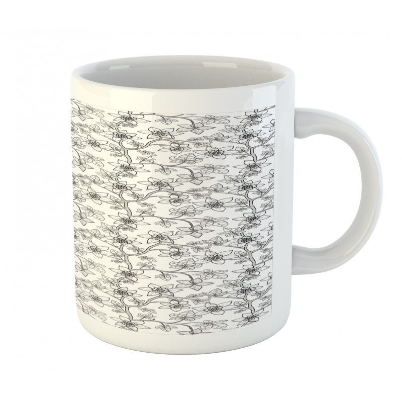 Graphic Branches Mug