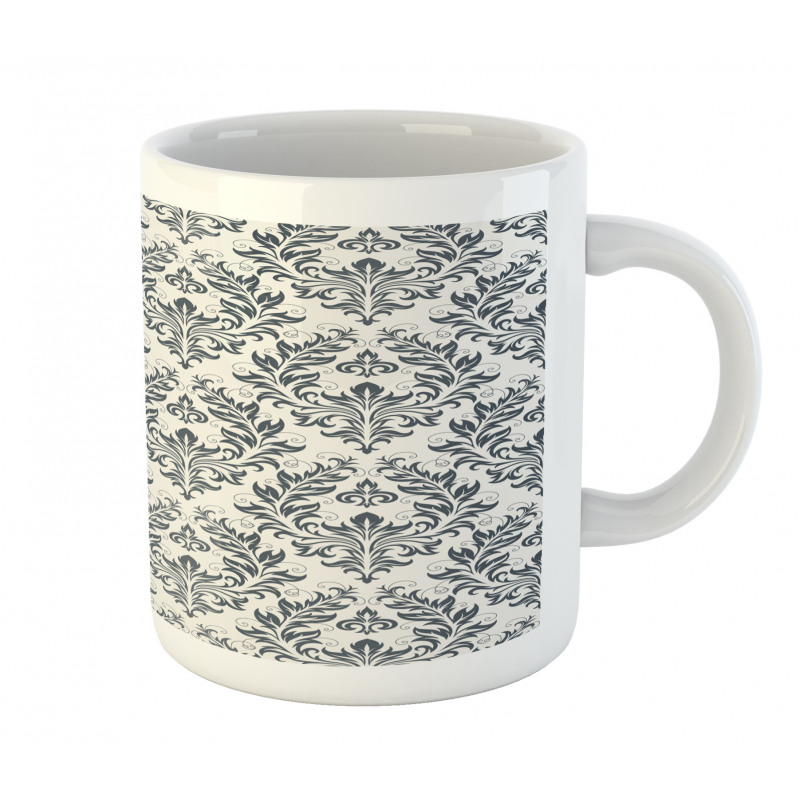 Floral Ornate Damask Mug