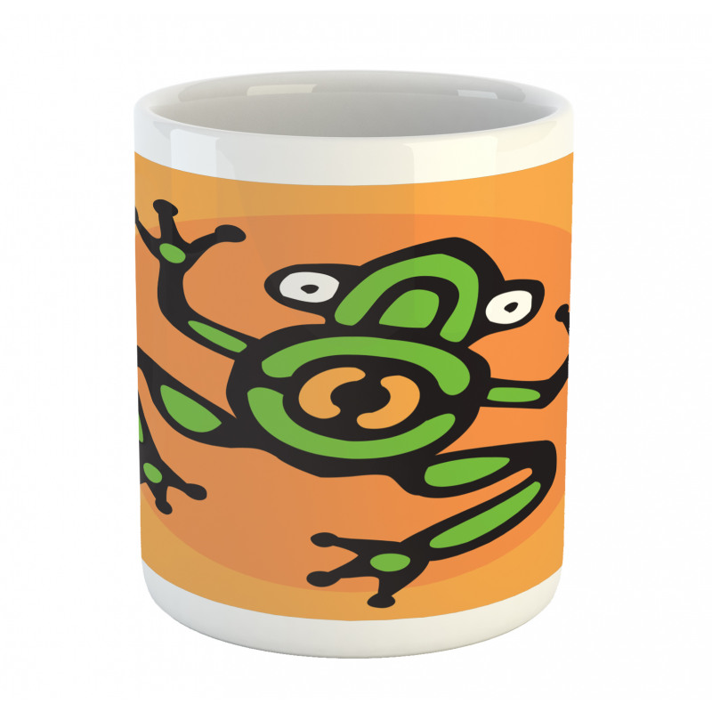 Aztec Amphibian Animal Art Mug