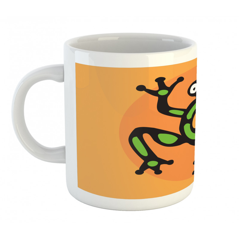 Aztec Amphibian Animal Art Mug