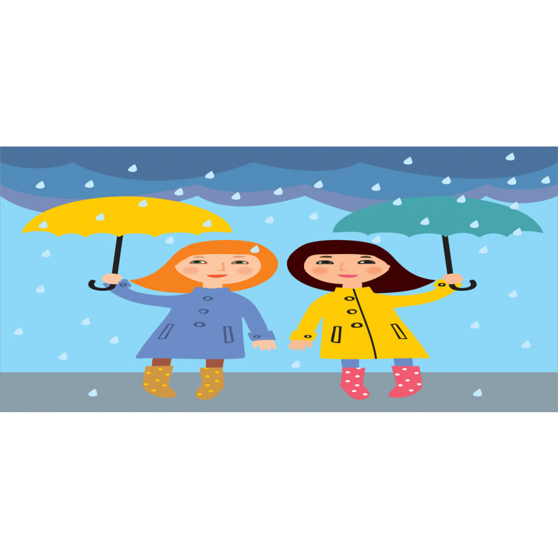 Girls Under the Rain Mug