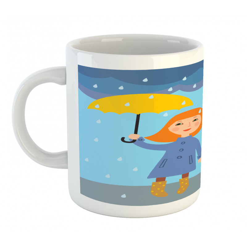 Girls Under the Rain Mug