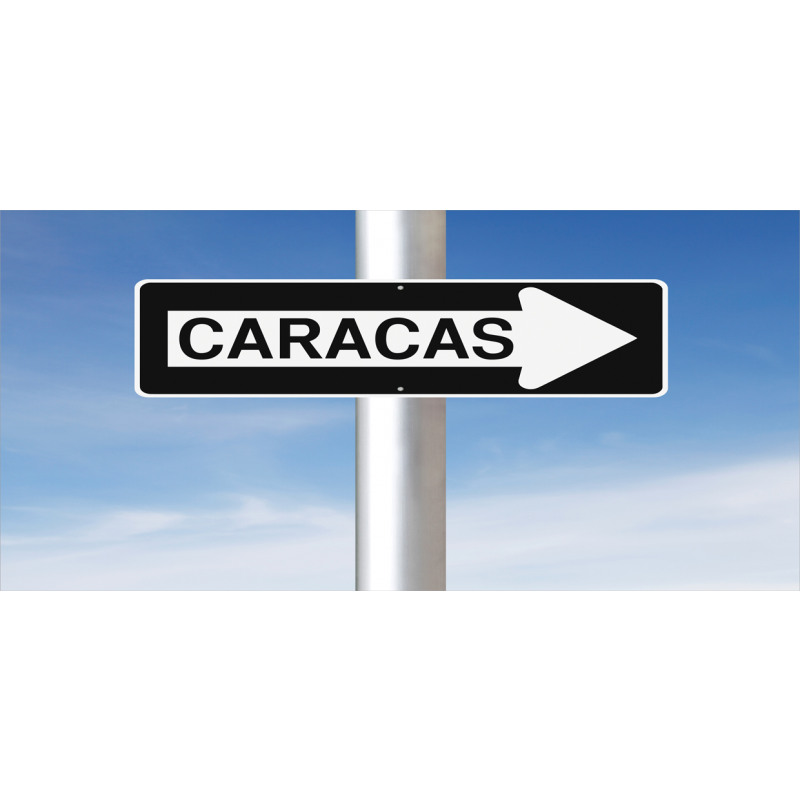 Caracas Lettering Sign Mug