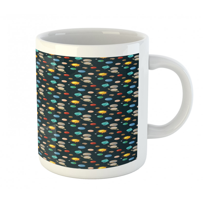 Planets Solar System Mug