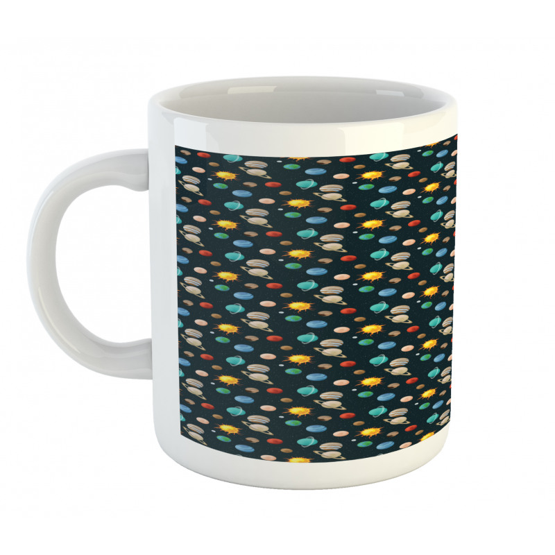 Planets Solar System Mug