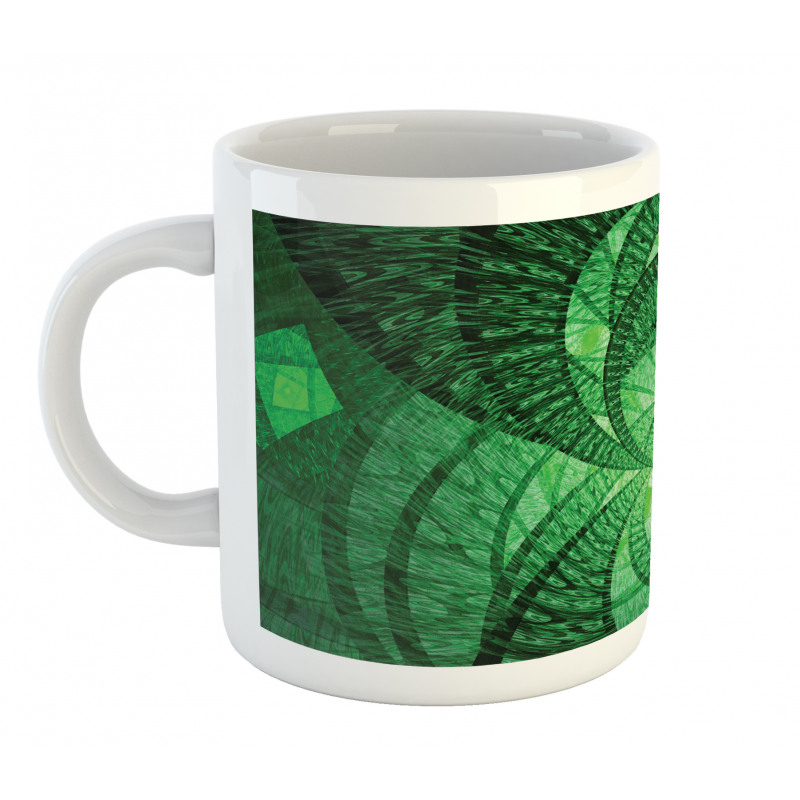 Abstract Swirling Spirals Mug