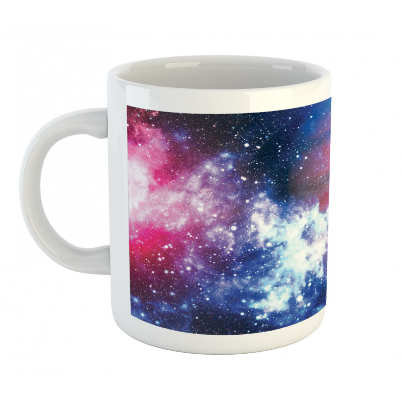 Vivid Nebula and Planet Art Mug