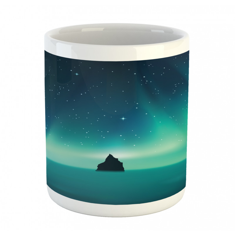 Aurora Borealis Single Rock Mug