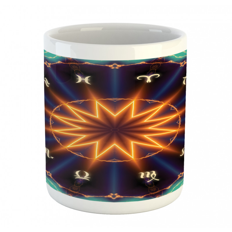 Sun Zodiac Wheel Mug