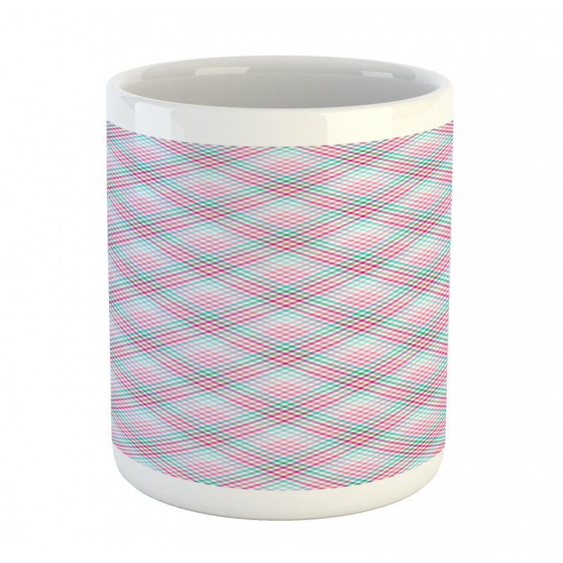 Colorful Square Checkered Mug