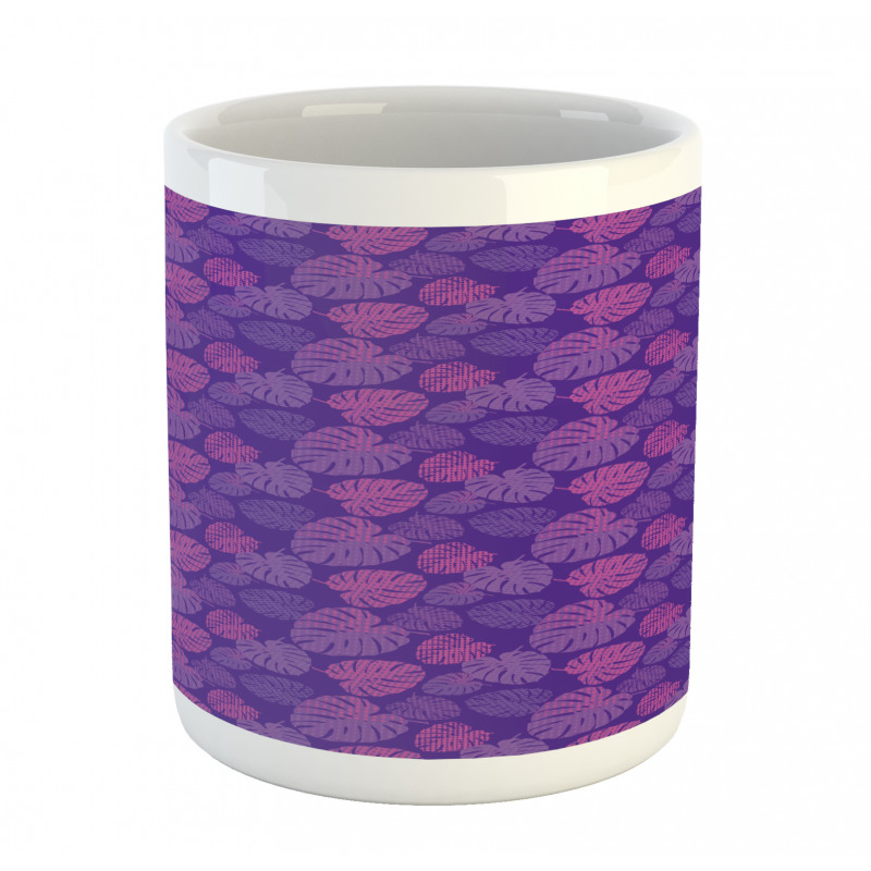 Tropical Palm Leaves Design Mug