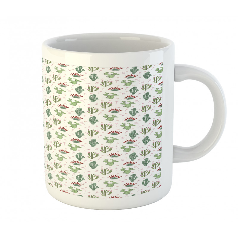 Prickle Desert Plants Flower Mug