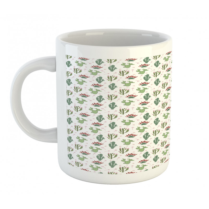 Prickle Desert Plants Flower Mug