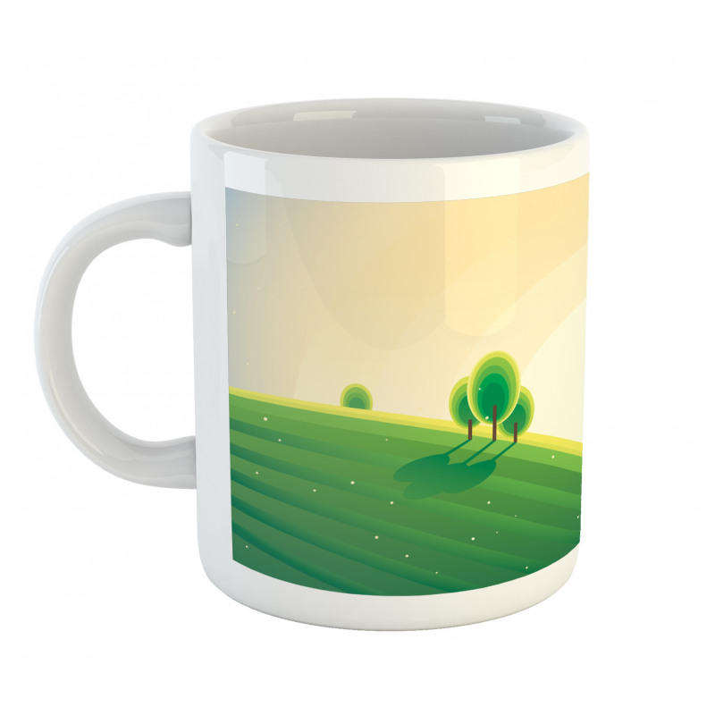 Rural Landscape Hills Mug