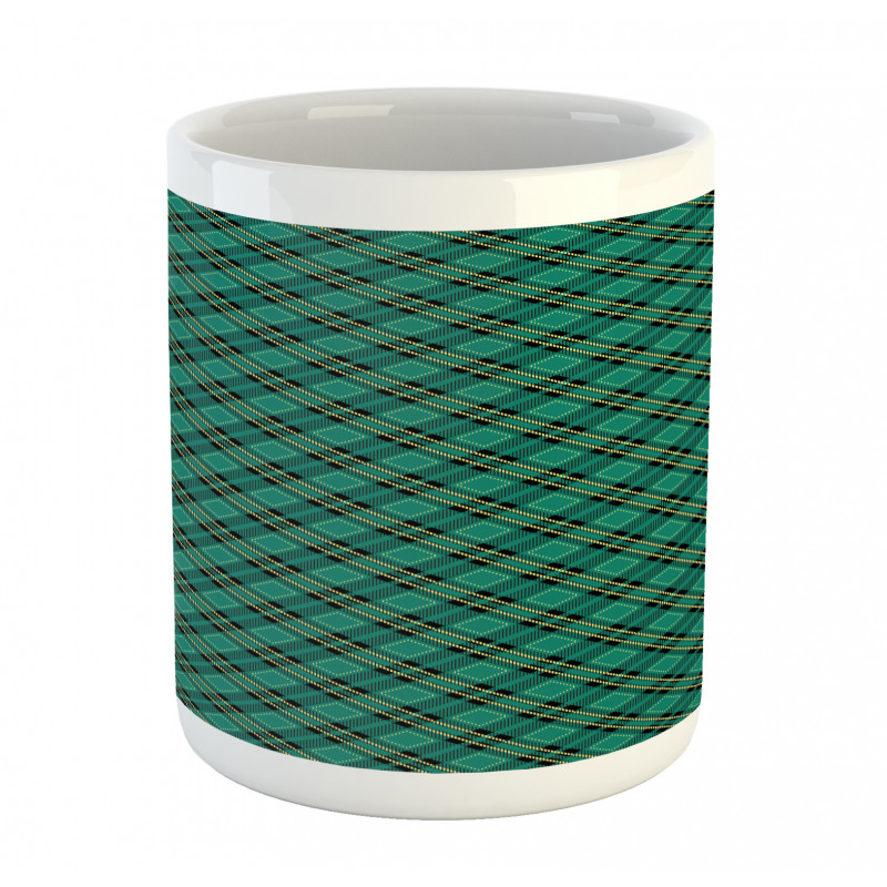 Diagonal Lines Art Mug