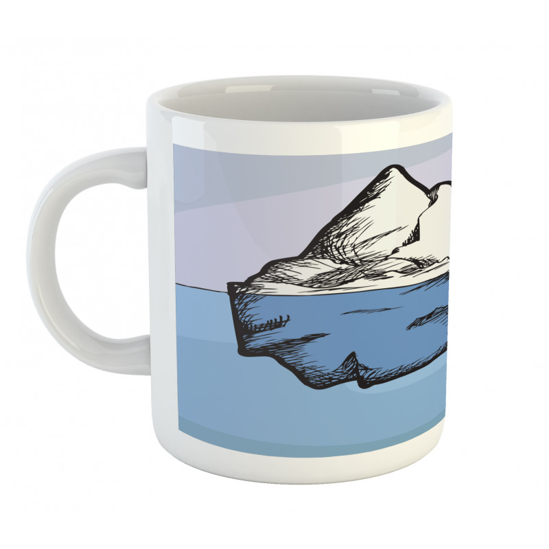 Ice Below and Above Water Mug