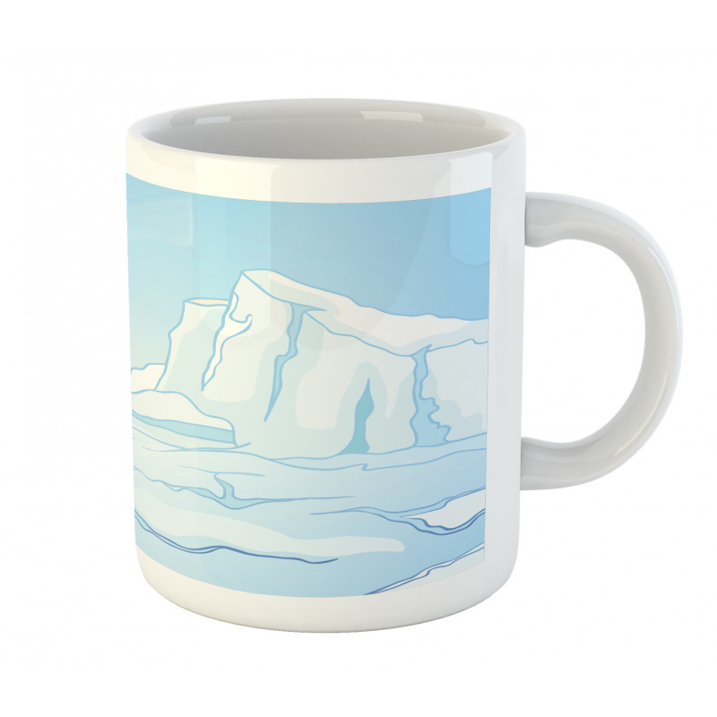 Cartoon Style Winter Theme Mug