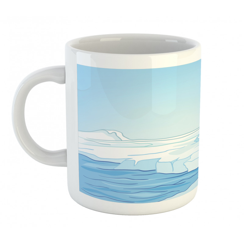 Cartoon Style Winter Theme Mug