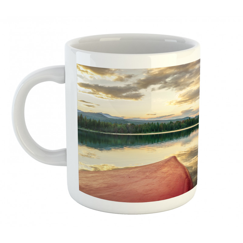 Edith Lake and Old Boats Mug