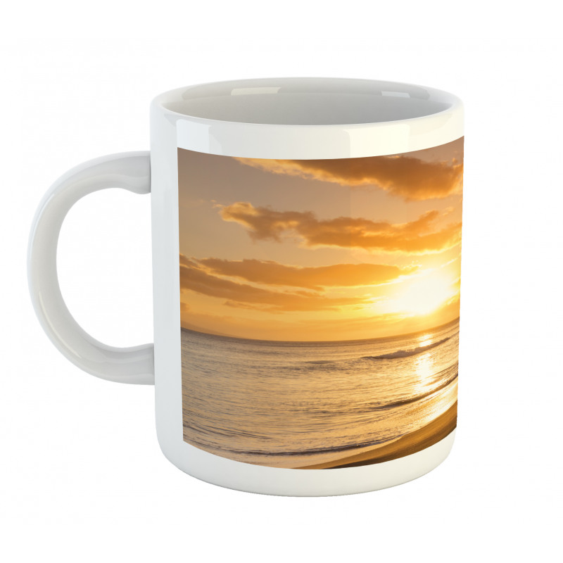 Sunset on Sands Beach Mug