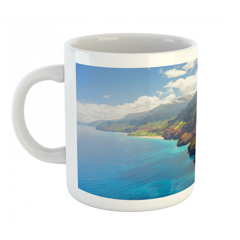 Island Sunshine Panorama Mug