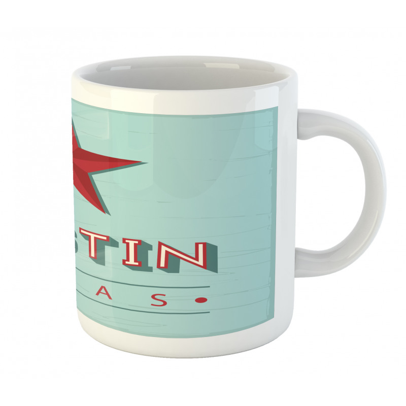 Texas Wording and a Star Mug