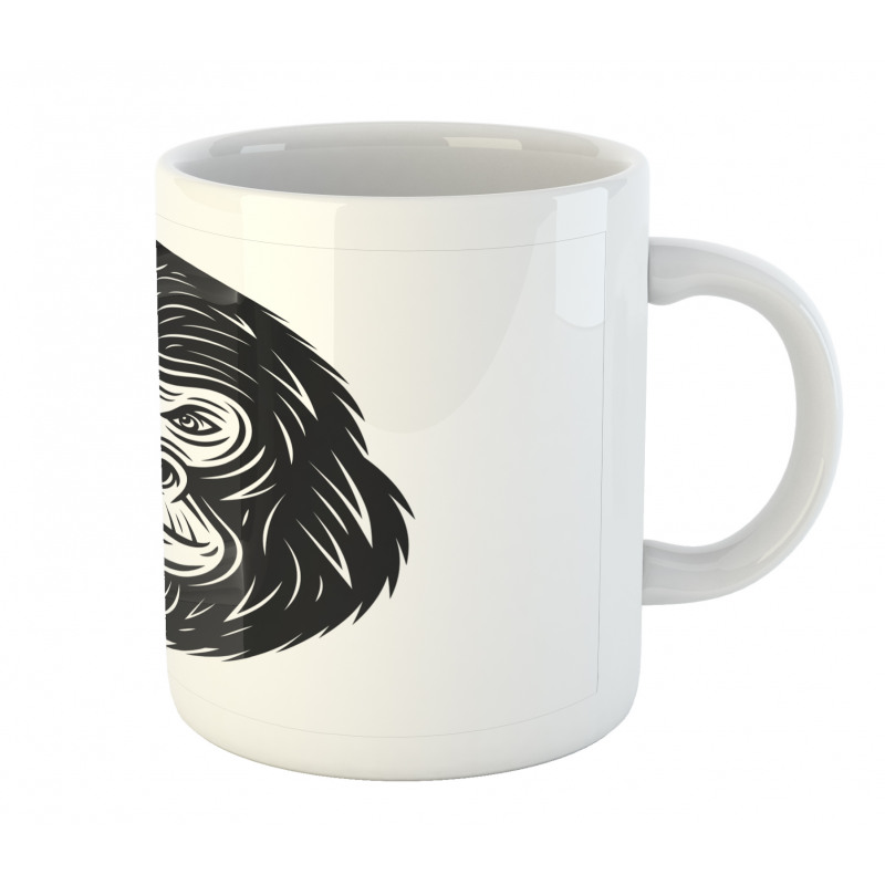 Wild Animal Monotone Style Mug