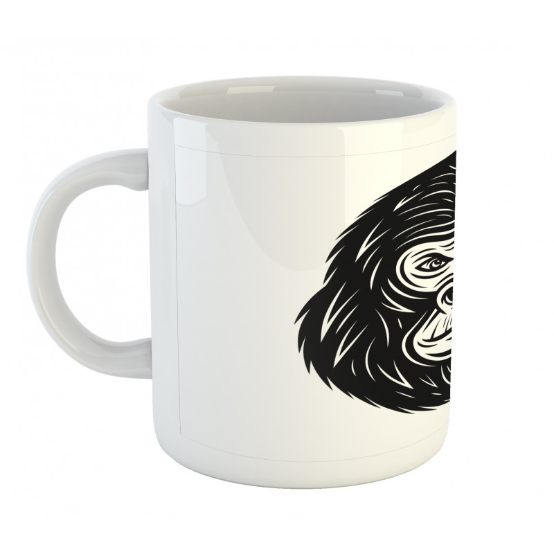 Wild Animal Monotone Style Mug