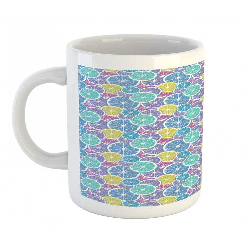 Abstract Colored Citrus Art Mug