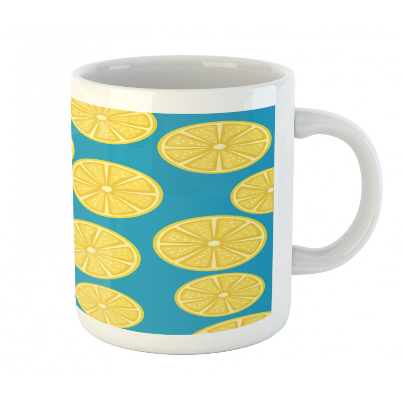 Vivid Citrus Slices Art Mug