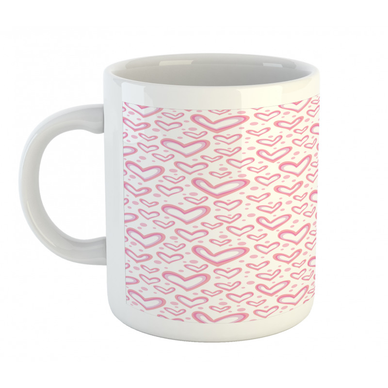 Hearts and Rounds Mug