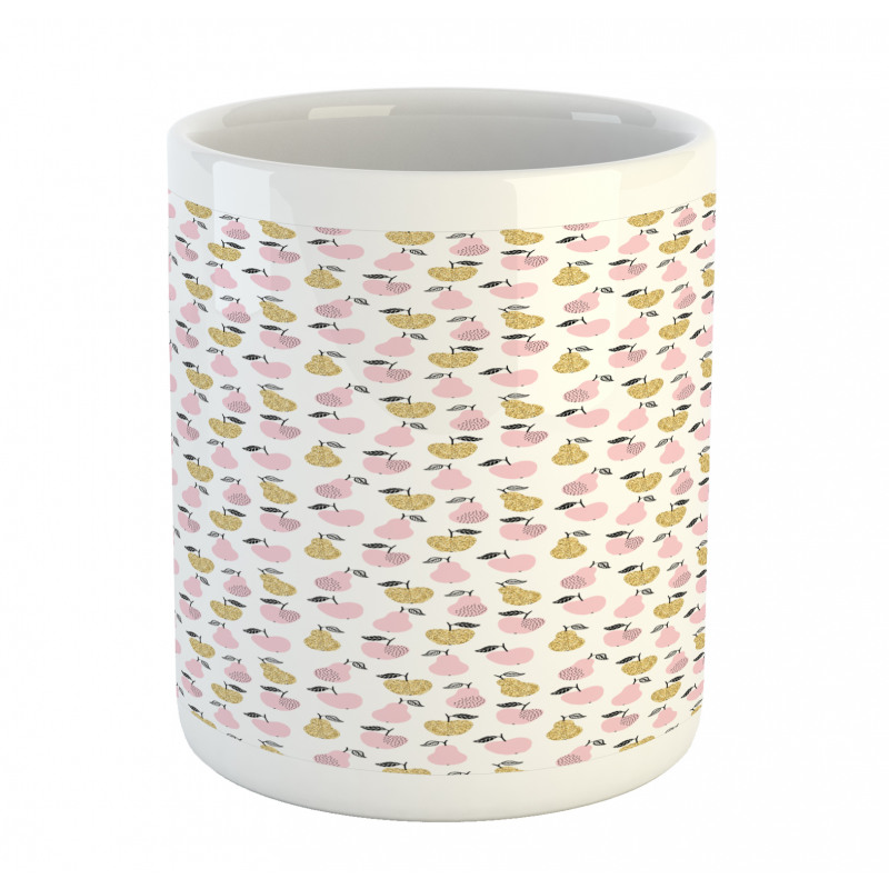 Abstract Pears and Apples Mug