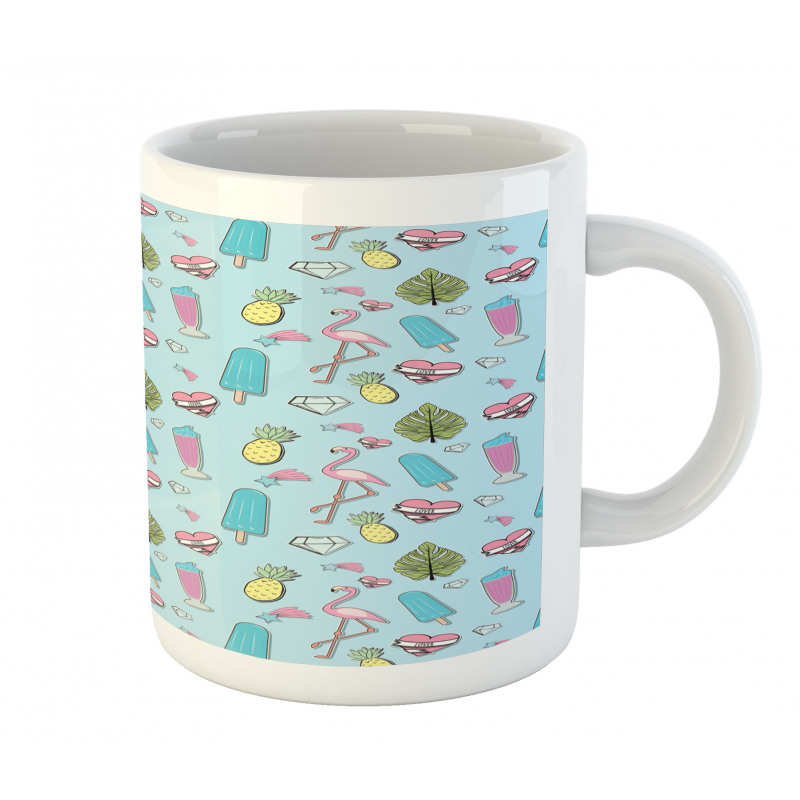 Popsicle Flamingo Pineapple Mug