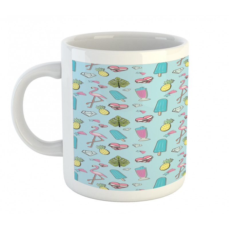 Popsicle Flamingo Pineapple Mug