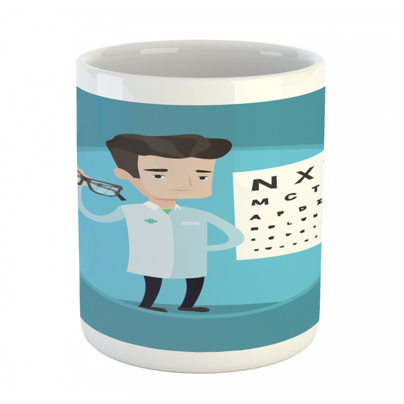 Doctor Holding Eyeglasses Mug