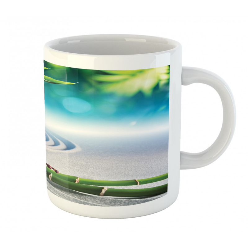 Spa Sand Orchid Flower Mug