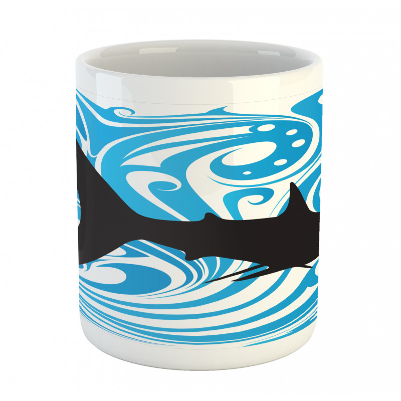 Swirling Waves and a Big Fish Mug