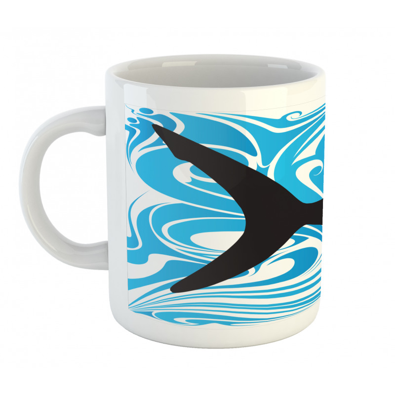 Swirling Waves and a Big Fish Mug