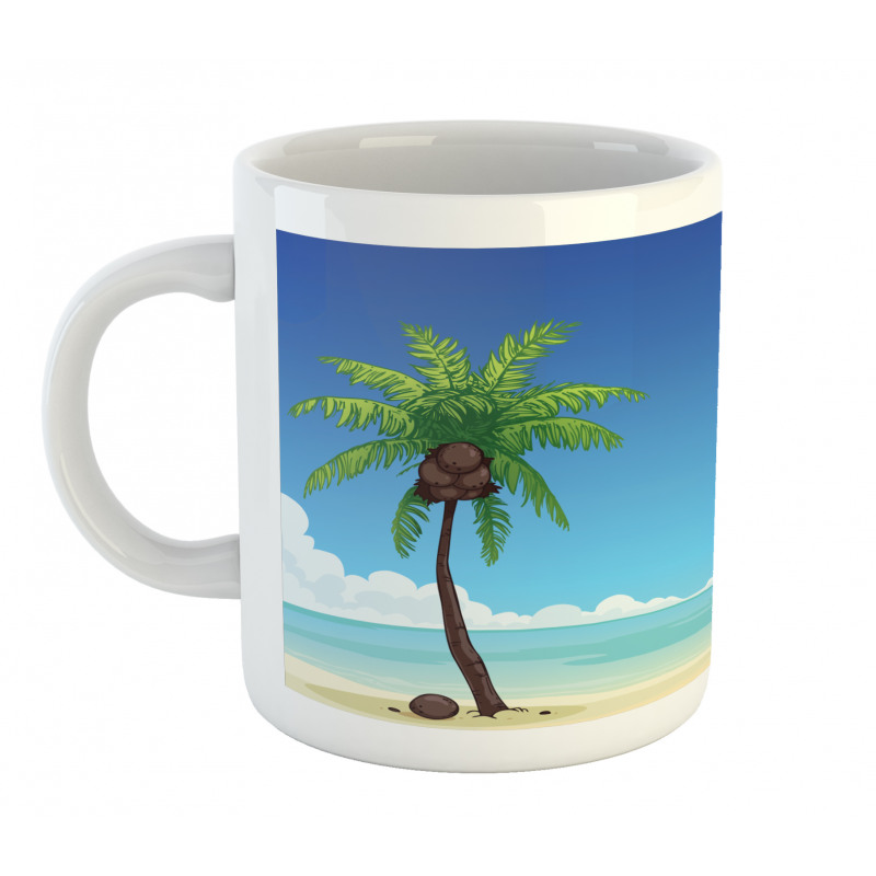 Coconut Trees in the Ocean Mug