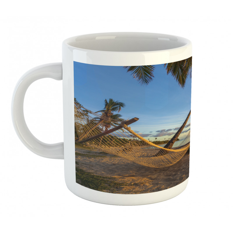 Summer Time Hammock on a Beach Mug